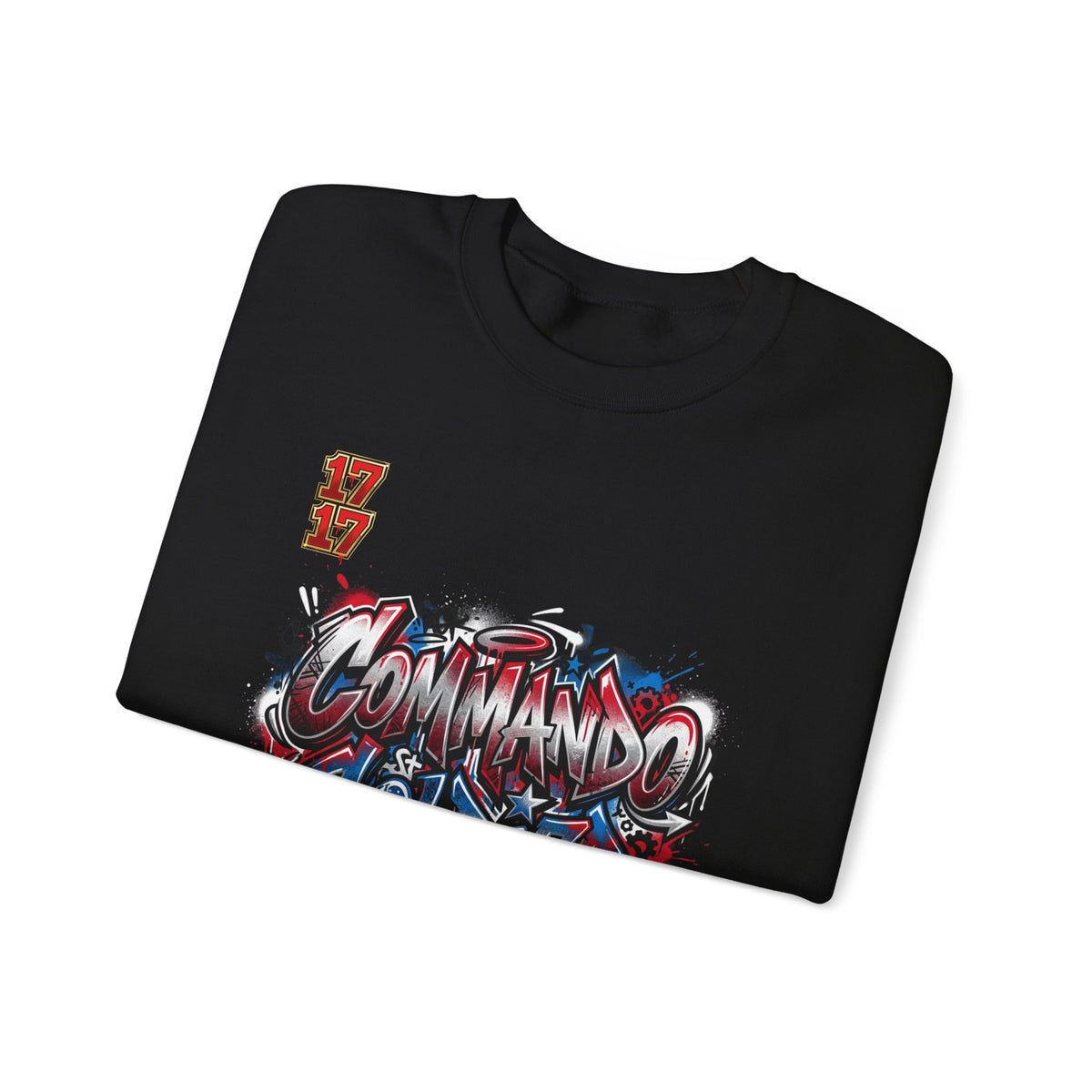 Commando Soldier Crewneck Sweatshirt — Graffiti Military Style