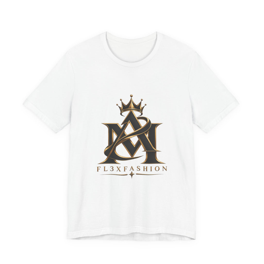 Crown Monogram Logo Tee — FL3XFASHION Graphic T-Shirt