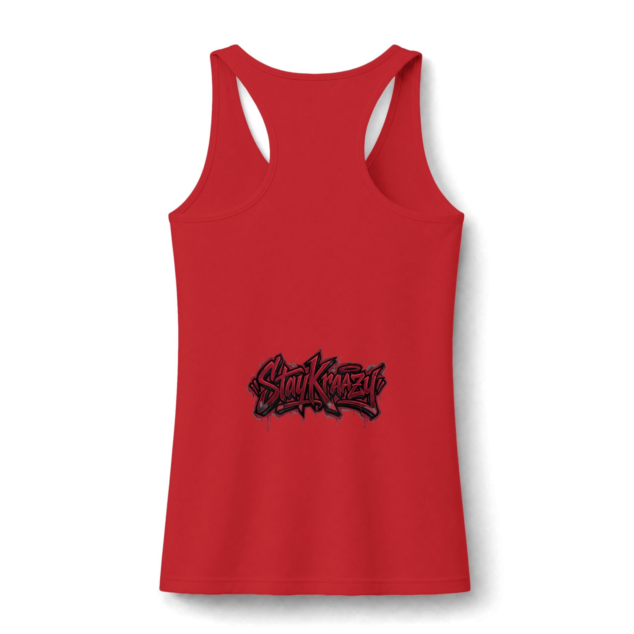 Women's Performance Tank Top – '17 17' Front & 'Stay Krazy' Back Athletic Graphic Tank