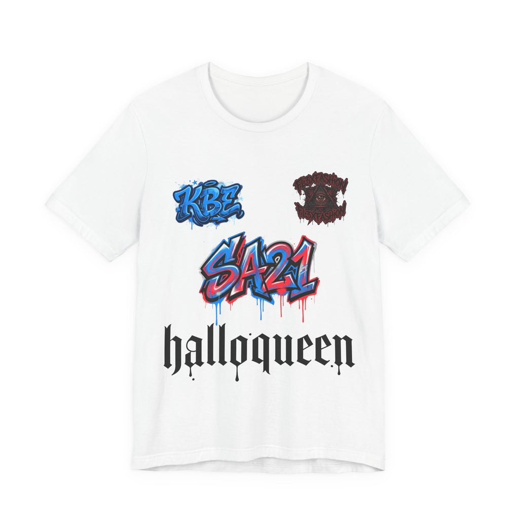 Halloqueen Graphic Tee — SA21 Graffiti Streetwear T‑Shirt