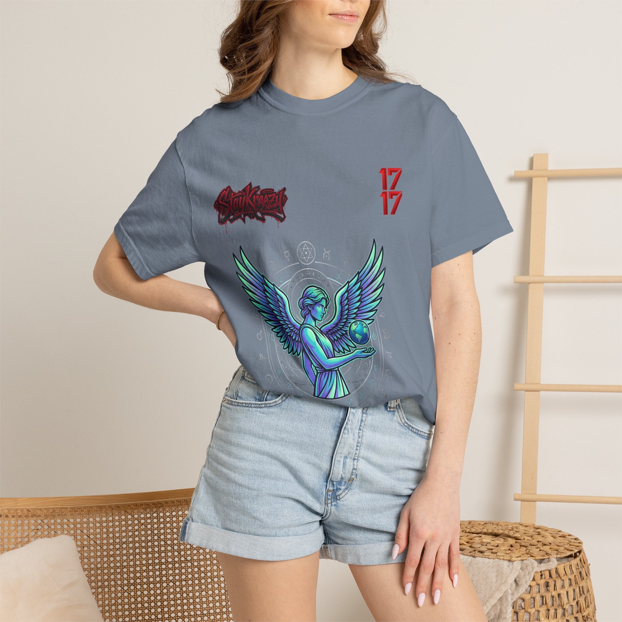 Angel & Devil Graphic T-Shirt — '24 Hours To Live' Streetwear