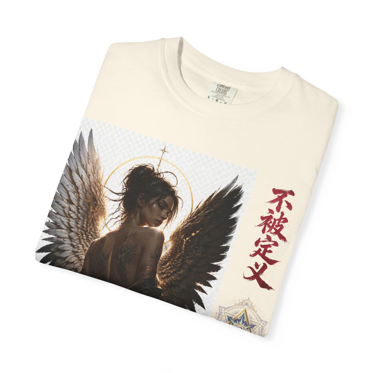 Angel Wings Graphic Tee — "FL3XFASHION" Gothic Streetwear T-Shirt