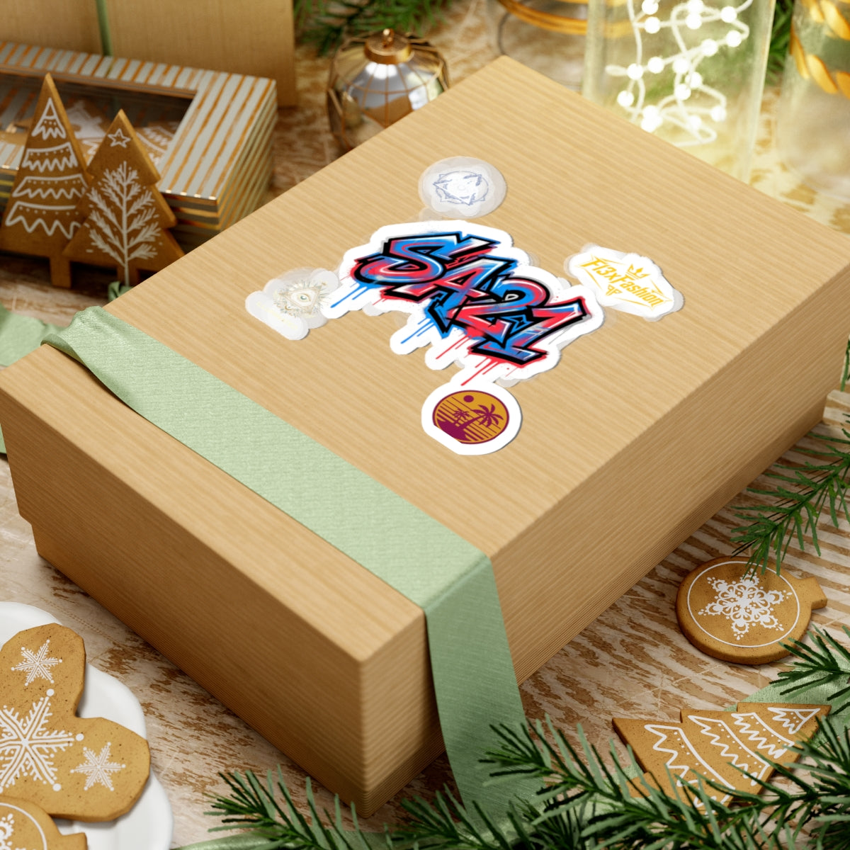 SA21 Graffiti Sticker — Drip Street Art Laptop Decal