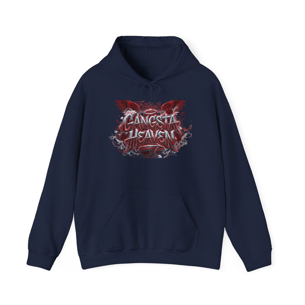 Hoodie - "Gangsta Heaven" Gothic Angel Graphic Pullover