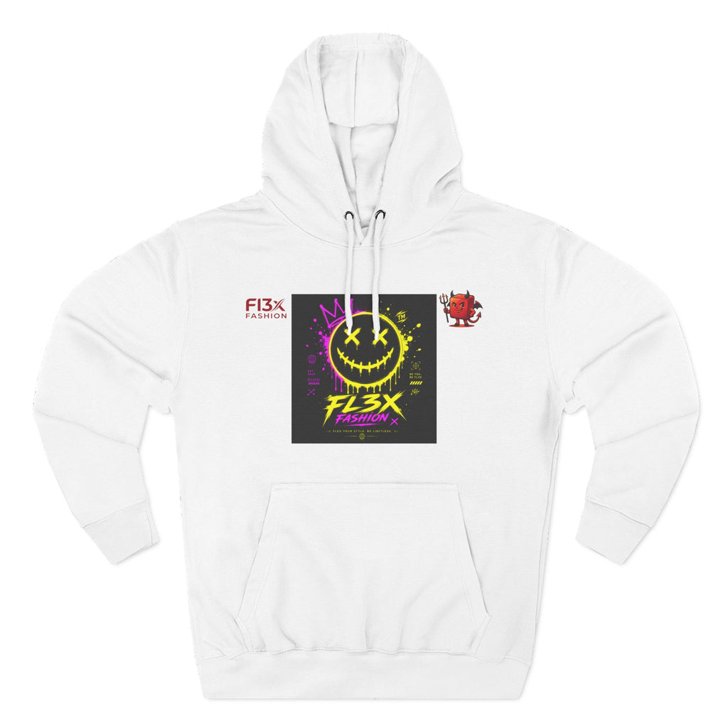 Smiley Neon Graphic Hoodie — FL3X Fashion Streetwear