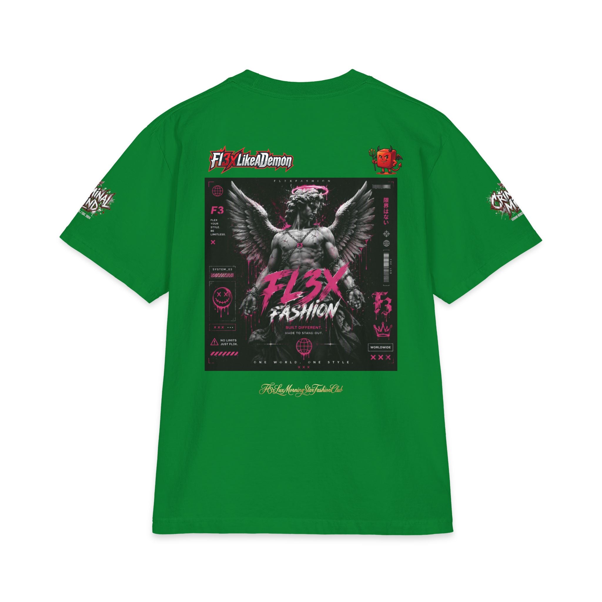 Angel Statue Graphic T‑Shirt — FL3X Fashion Streetwear