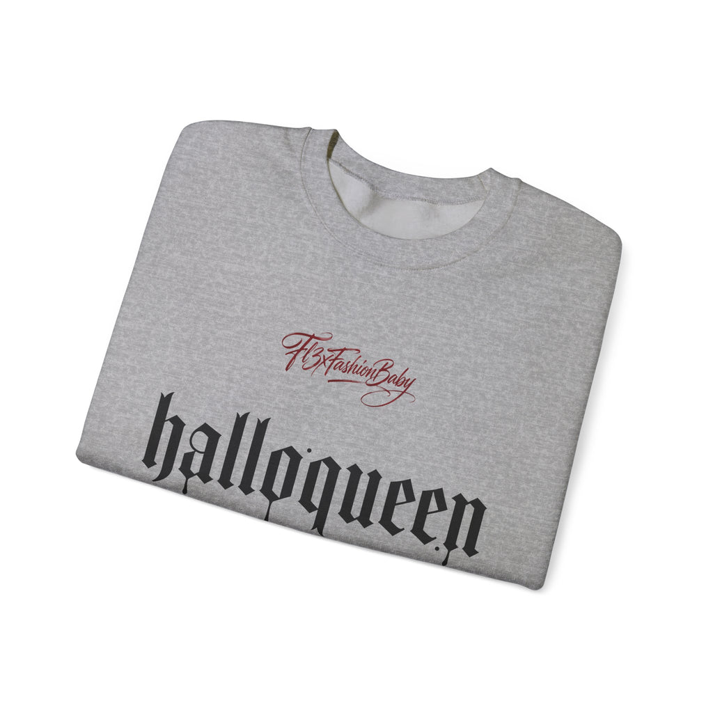 Halloqueen Graphic Sweatshirt — Gothic Halloween Crewneck