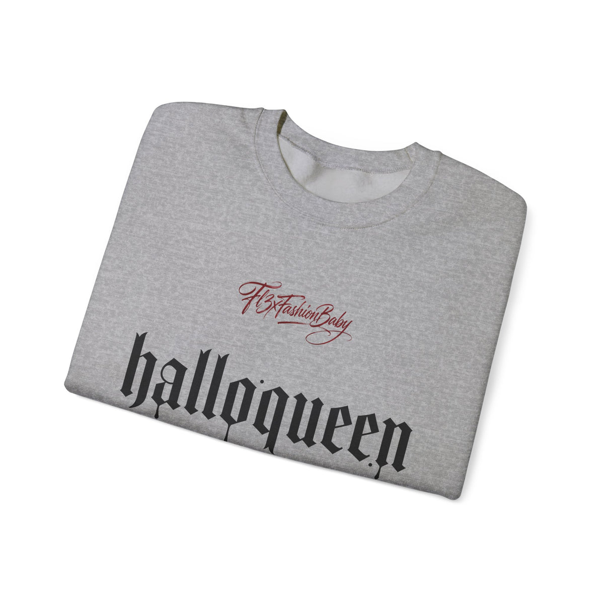 Halloqueen Graphic Sweatshirt — Gothic Halloween Crewneck