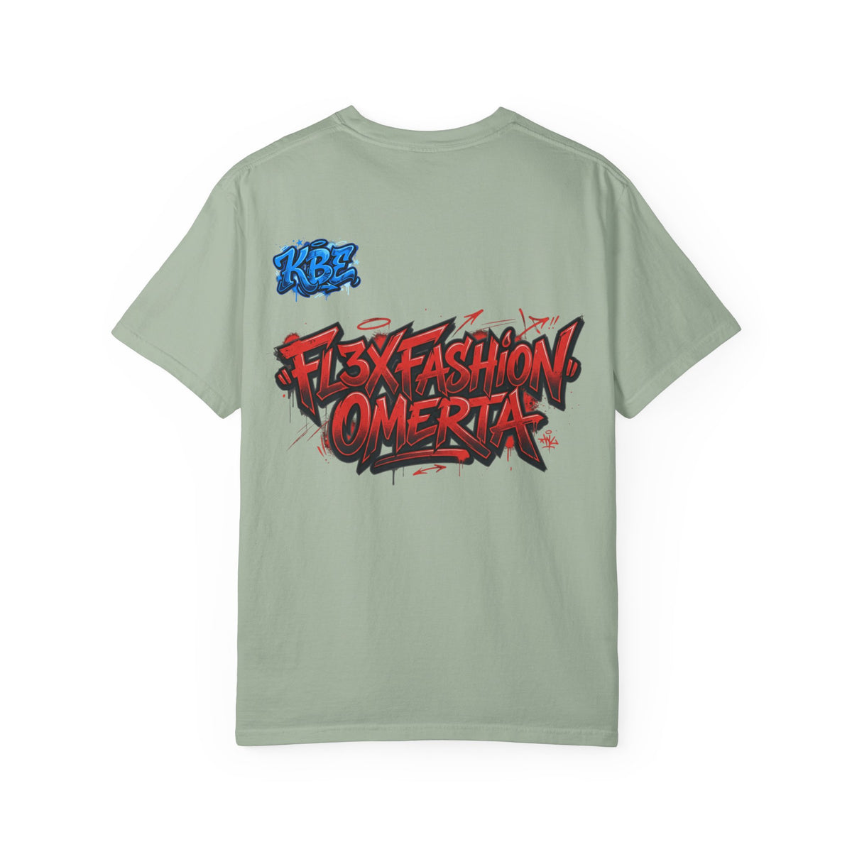 Cyberpunk Streetwear T-Shirt — "Fl3x Fashion Omertà" Graphic