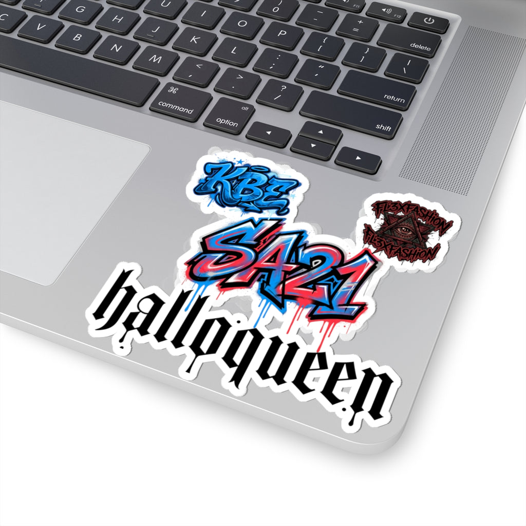 Graffiti Sticker Pack — 'SA21', 'KBE' & 'halloqween' Kiss-Cut Decals