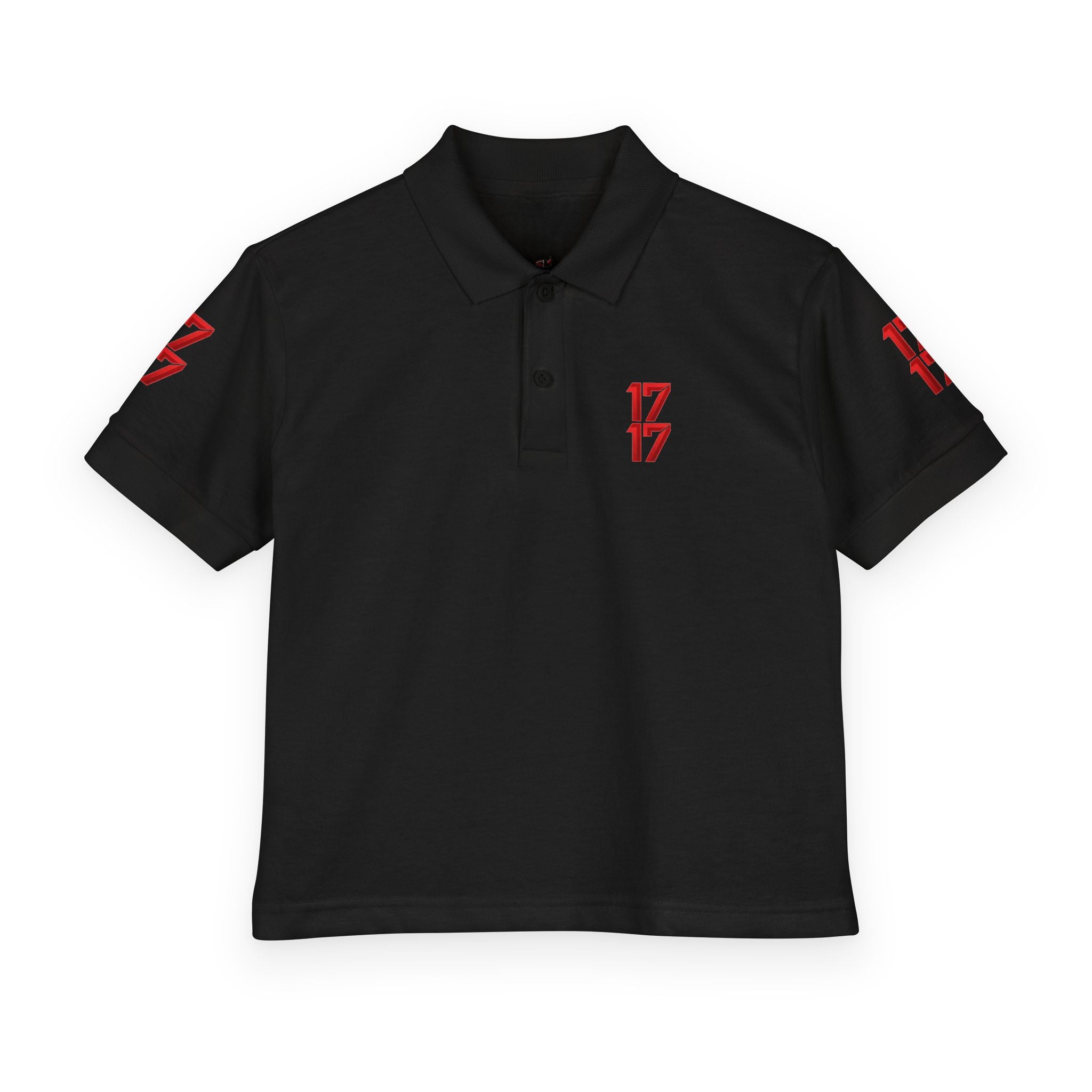 Youth Polo — Red 17 Graphic School Spirit Polo