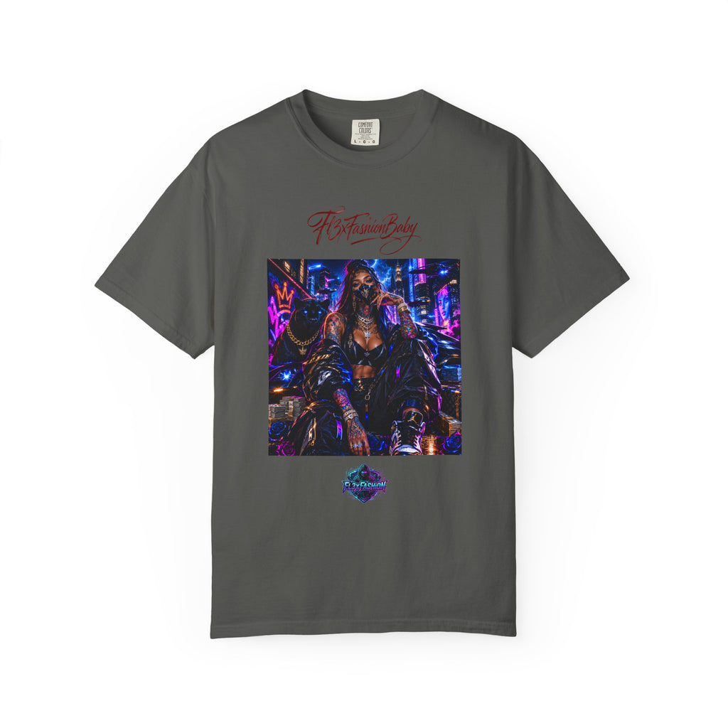 Cyberpunk Nightlife T‑Shirt — “The Fashion Baby” Graphic Tee