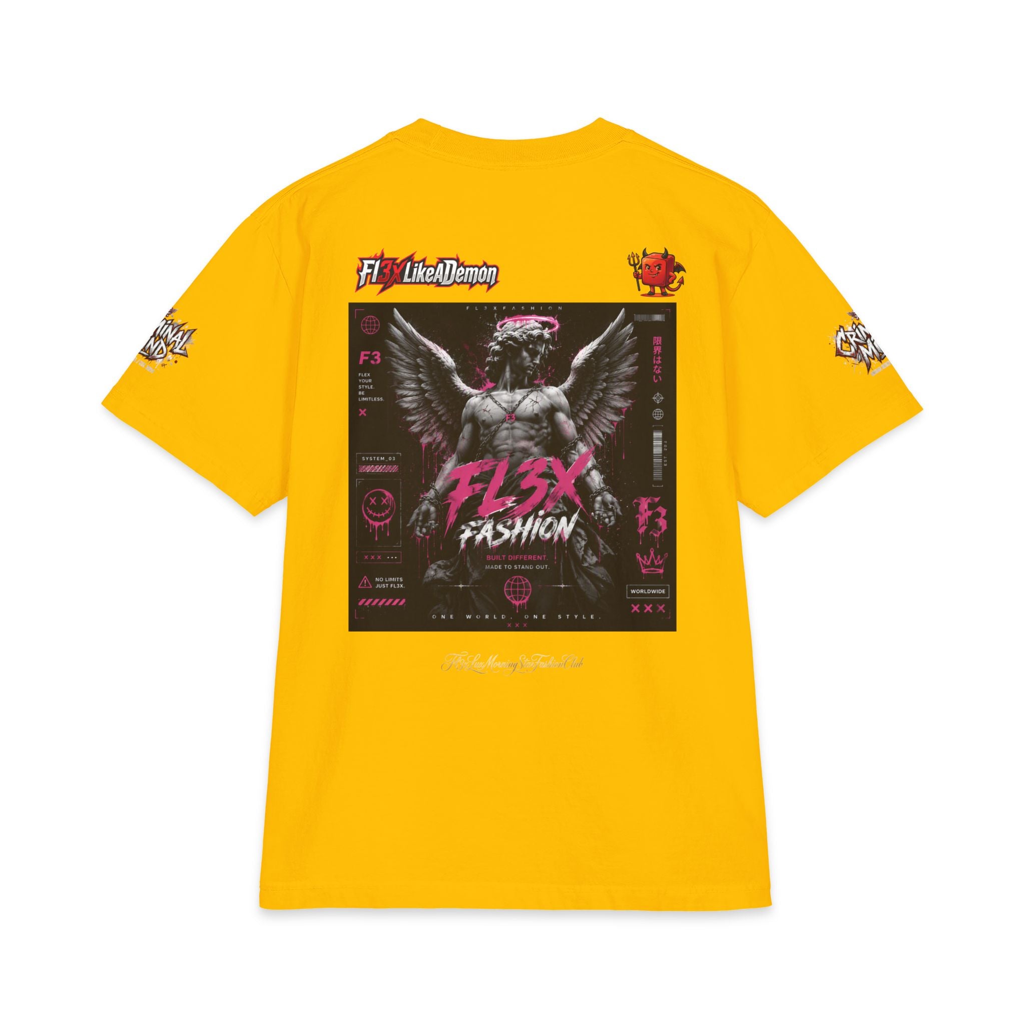 Angel Statue Graphic T‑Shirt — FL3X Fashion Streetwear