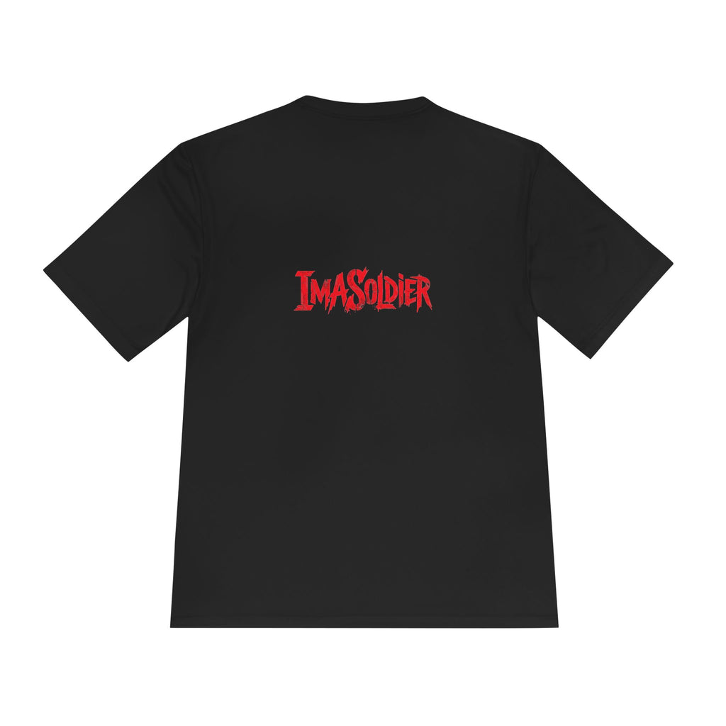 ImaSoldier Graphic Tee — Dark Joker Face Logo Moisture‑Wicking Shirt