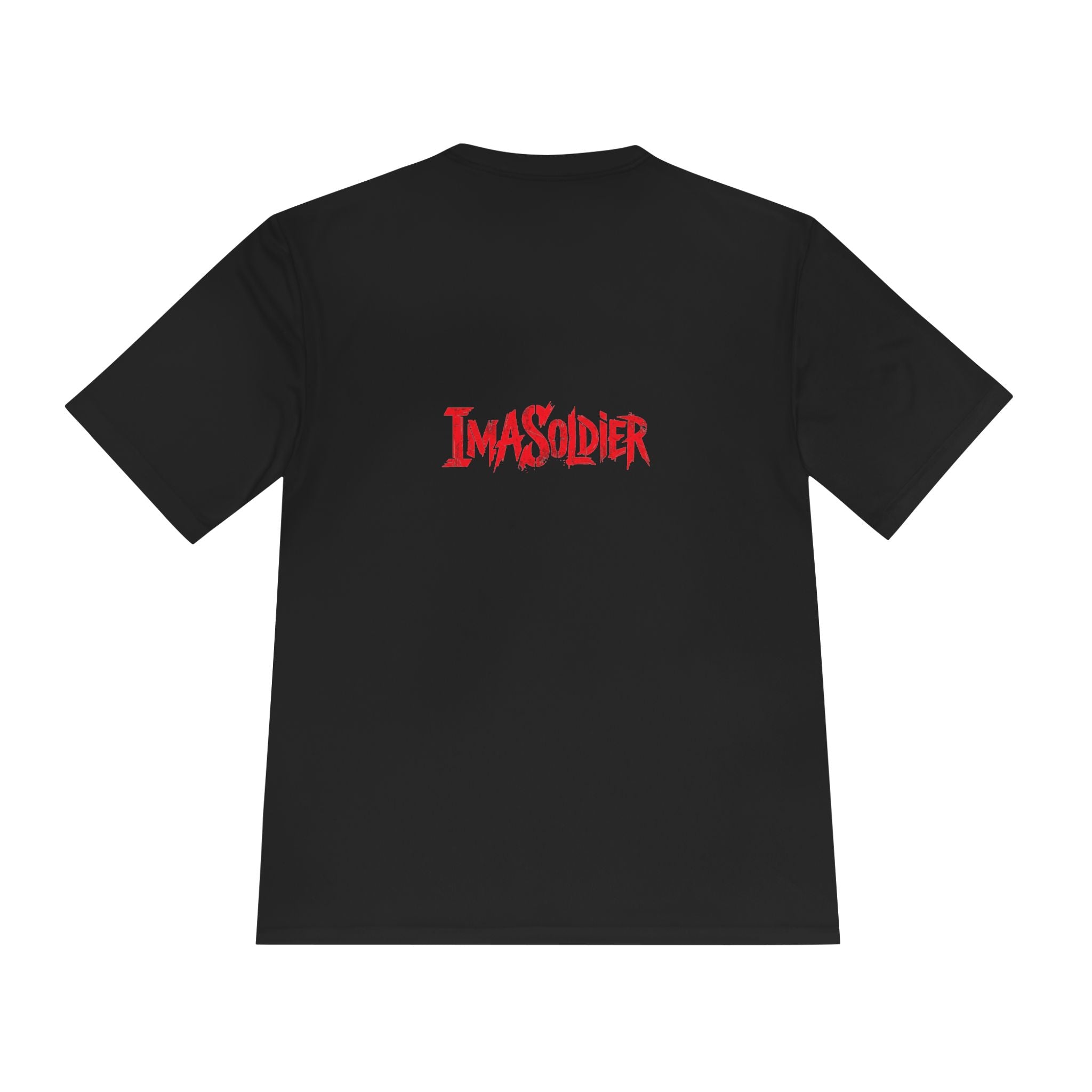 ImaSoldier Graphic Tee — Dark Joker Face Logo Moisture‑Wicking Shirt