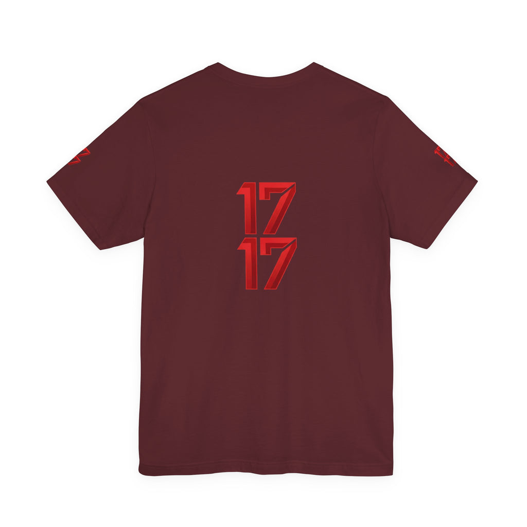 Stay Krazi Graffiti Tee — Red 17 Streetwear T‑Shirt