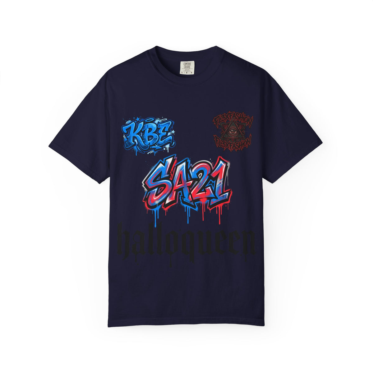 Halloqueen SA21 Graffiti T-Shirt — Streetwear Rockstar Tee