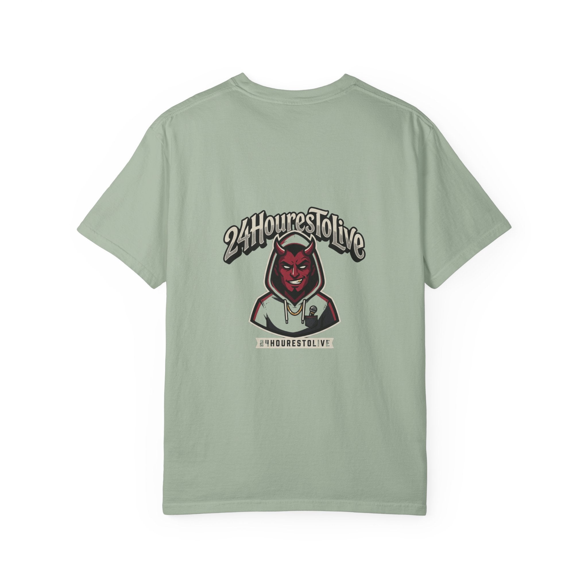 Angel & Devil Graphic T-Shirt — '24 Hours To Live' Streetwear