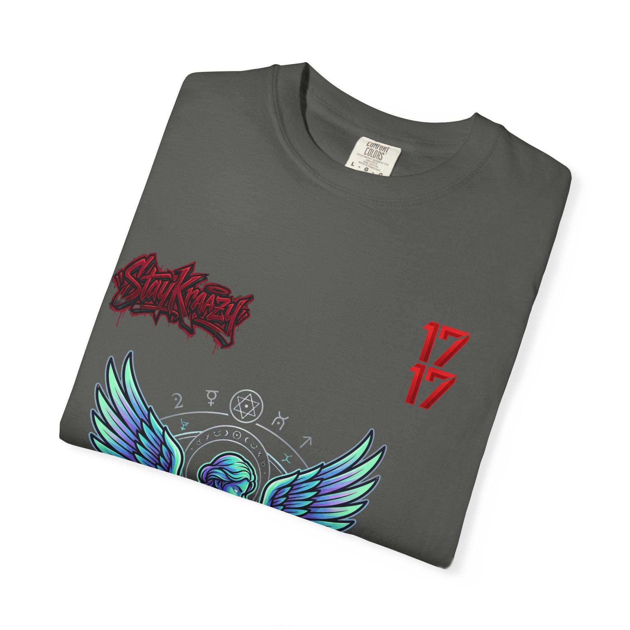 Angel & Devil Graphic T-Shirt — '24 Hours To Live' Streetwear