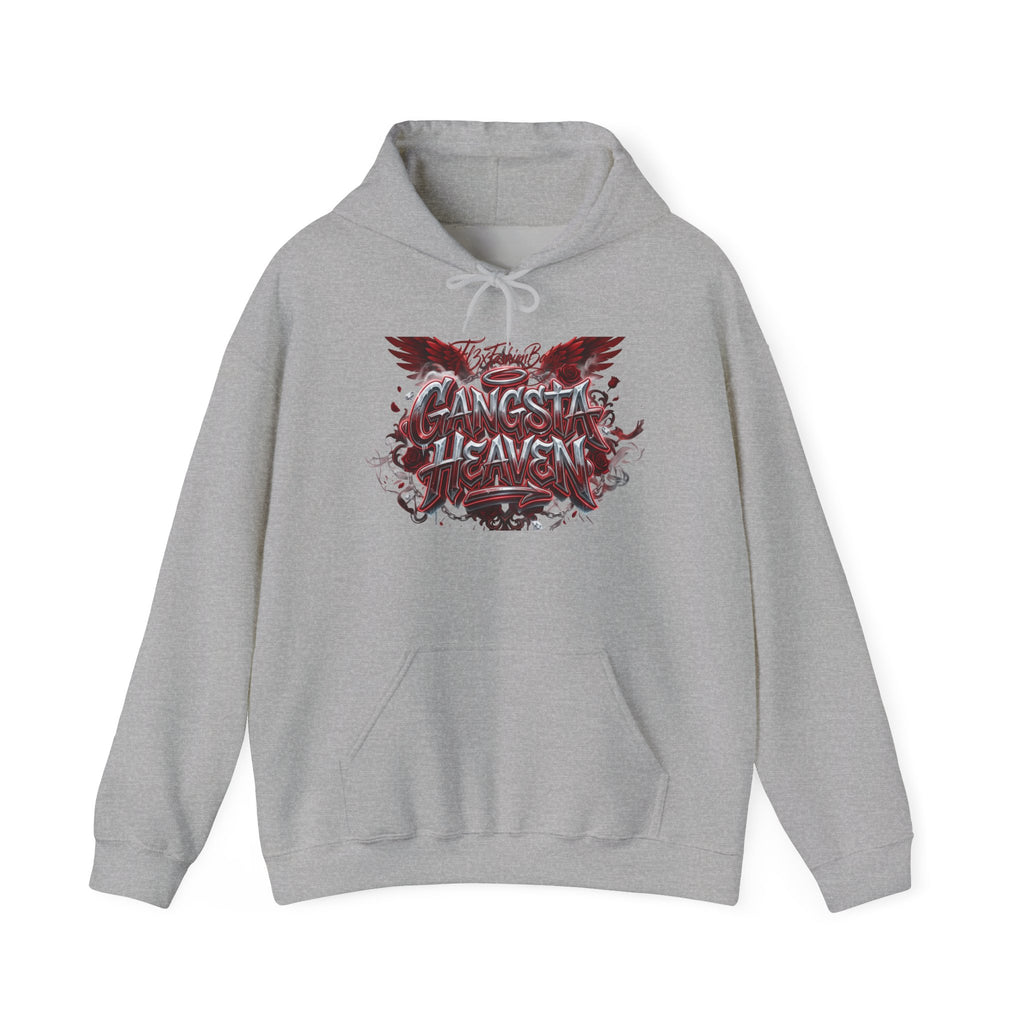 Hoodie - "Gangsta Heaven" Gothic Angel Graphic Pullover