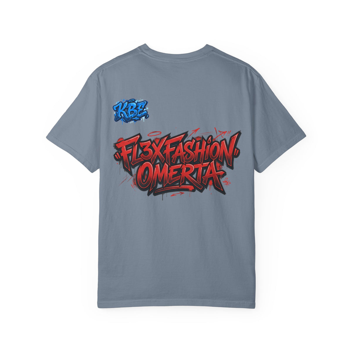 Cyberpunk Streetwear T-Shirt — "Fl3x Fashion Omertà" Graphic