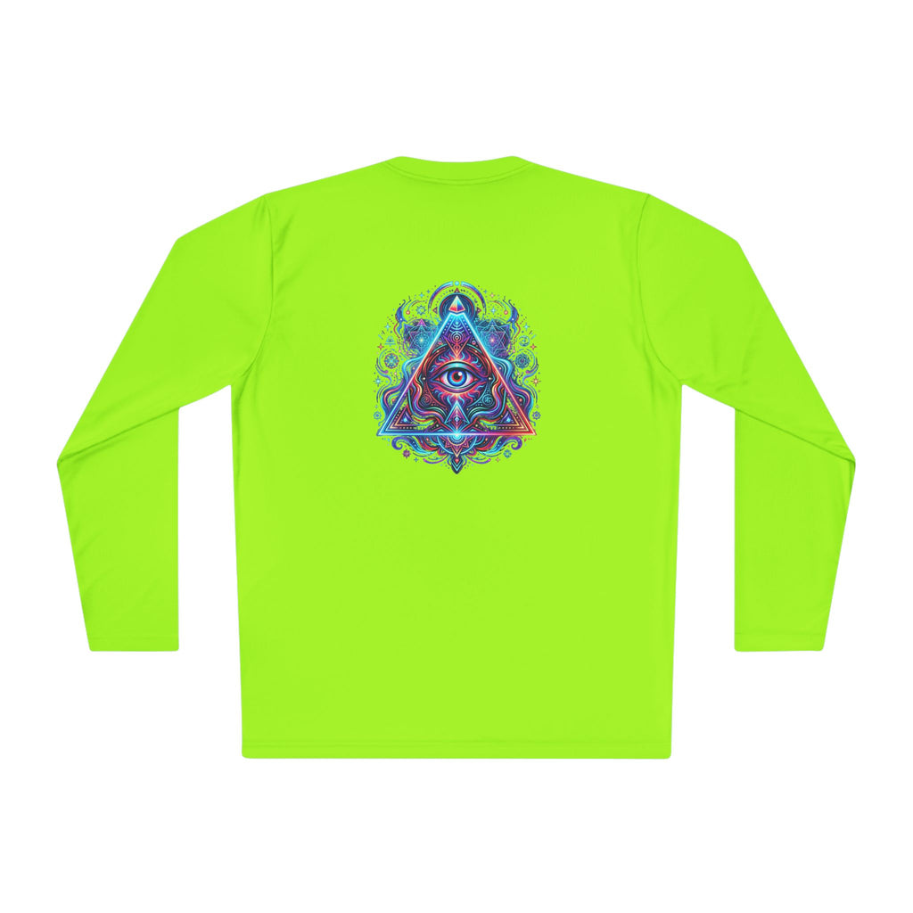 All-Seeing Eye Triangle Long Sleeve Tee — Psychedelic Mystic Graphic Shirt