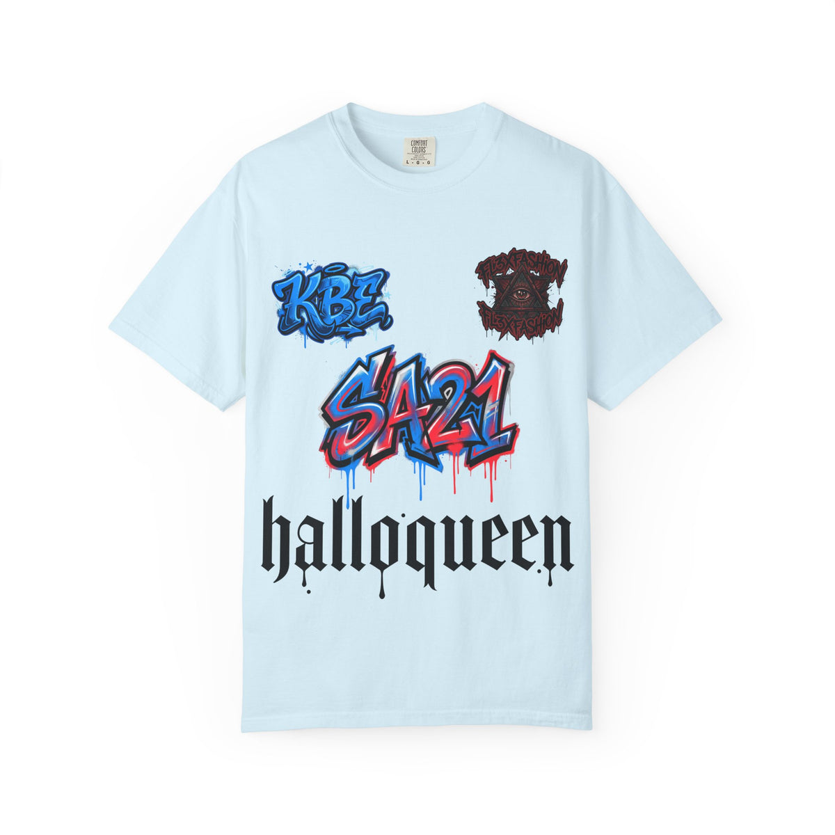 Halloqueen SA21 Graffiti T-Shirt — Streetwear Rockstar Tee