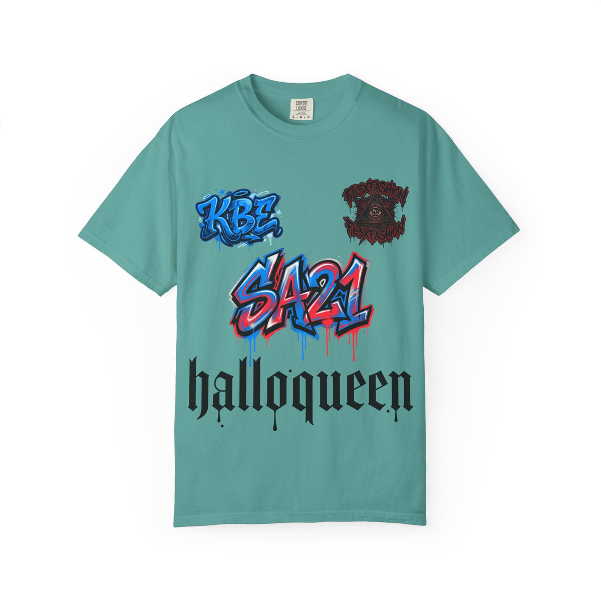 Halloqueen SA21 Graffiti T-Shirt — Streetwear Rockstar Tee