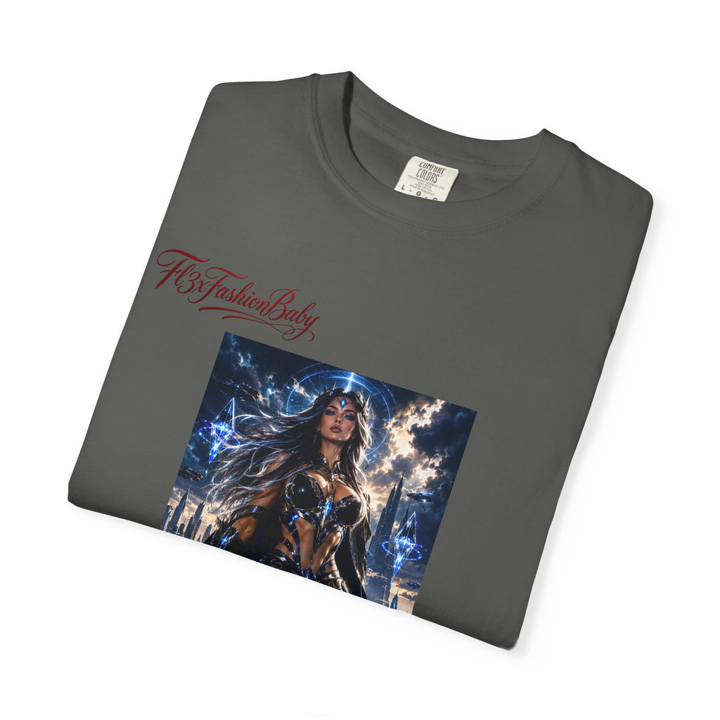 Fantasy Warrior Graphic T-Shirt — "FB7FashionBaby" Logo Tee
