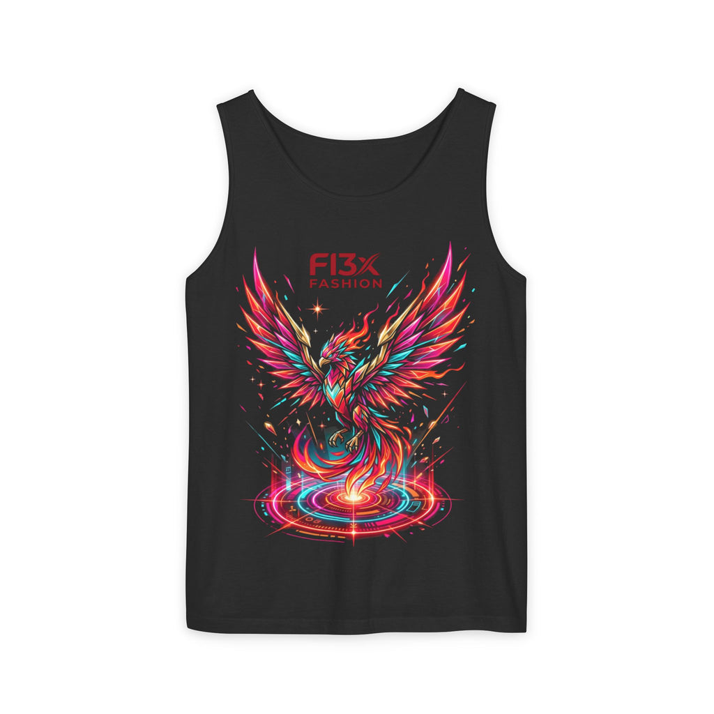 Phoenix Graphic Tank Top — Colorful Rising Firebird Design