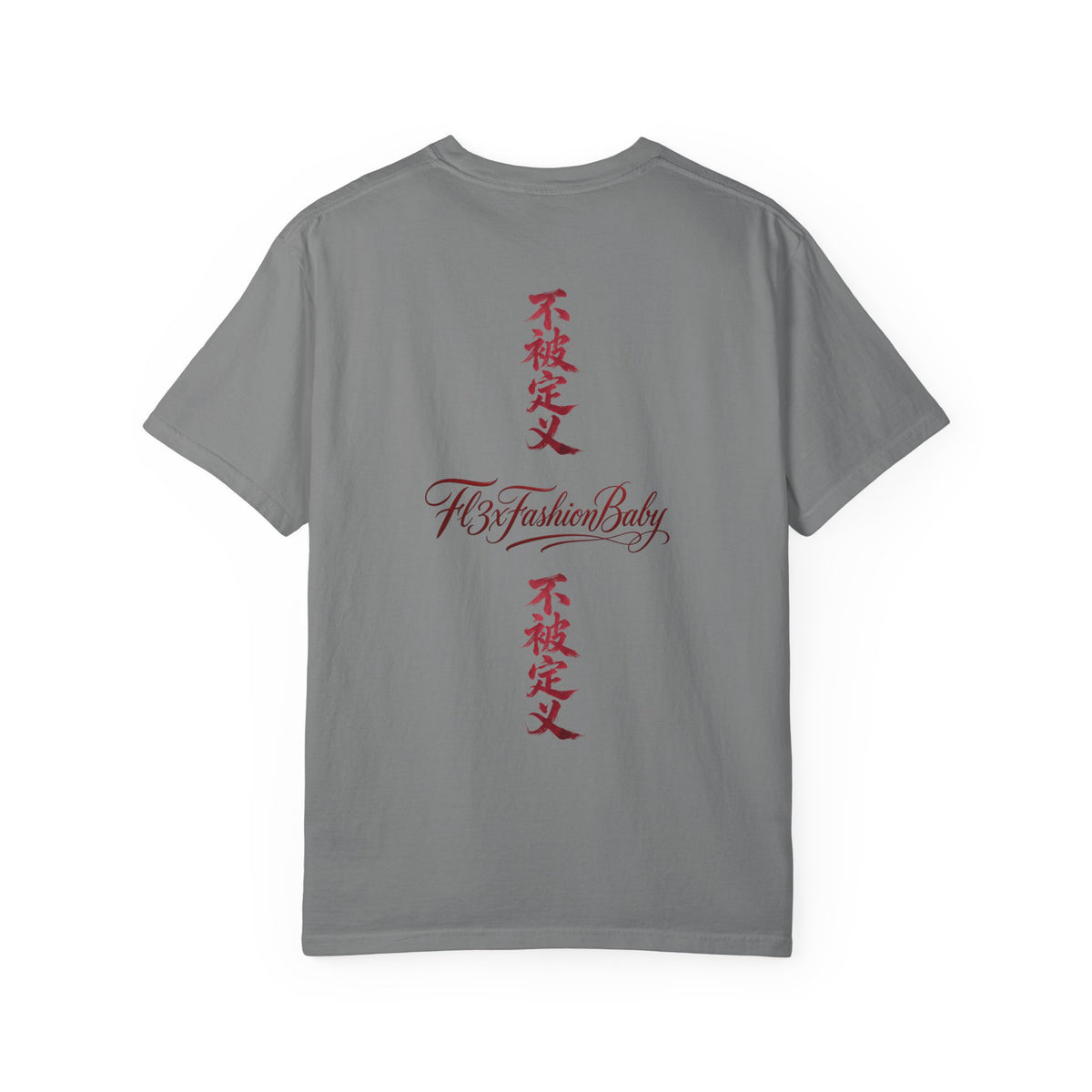 Graphic T-Shirt — Urban Asian-Inspired Logo Tee with Kanji & Devil Icon