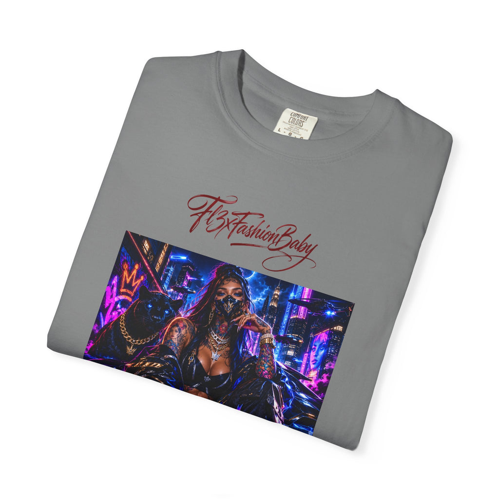 Cyberpunk Nightlife T‑Shirt — “The Fashion Baby” Graphic Tee