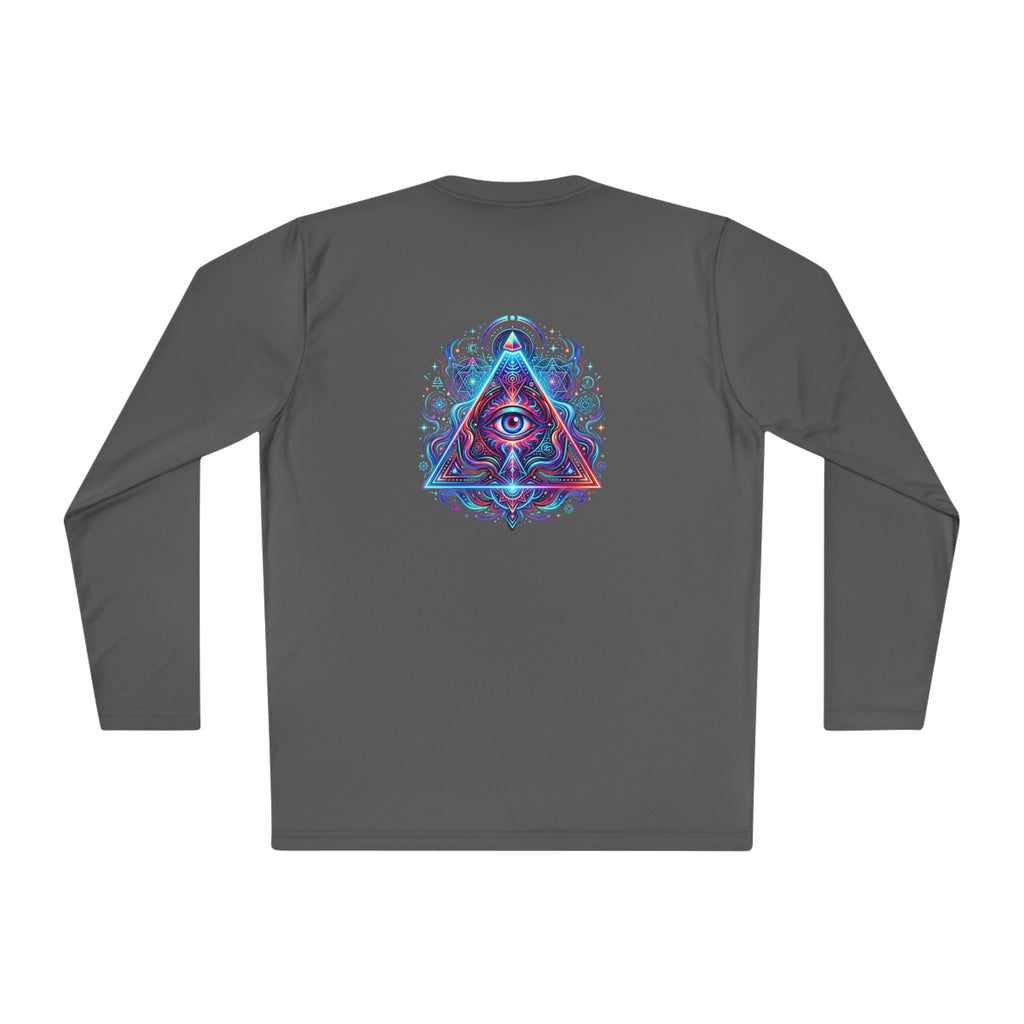 All-Seeing Eye Triangle Long Sleeve Tee — Psychedelic Mystic Graphic Shirt