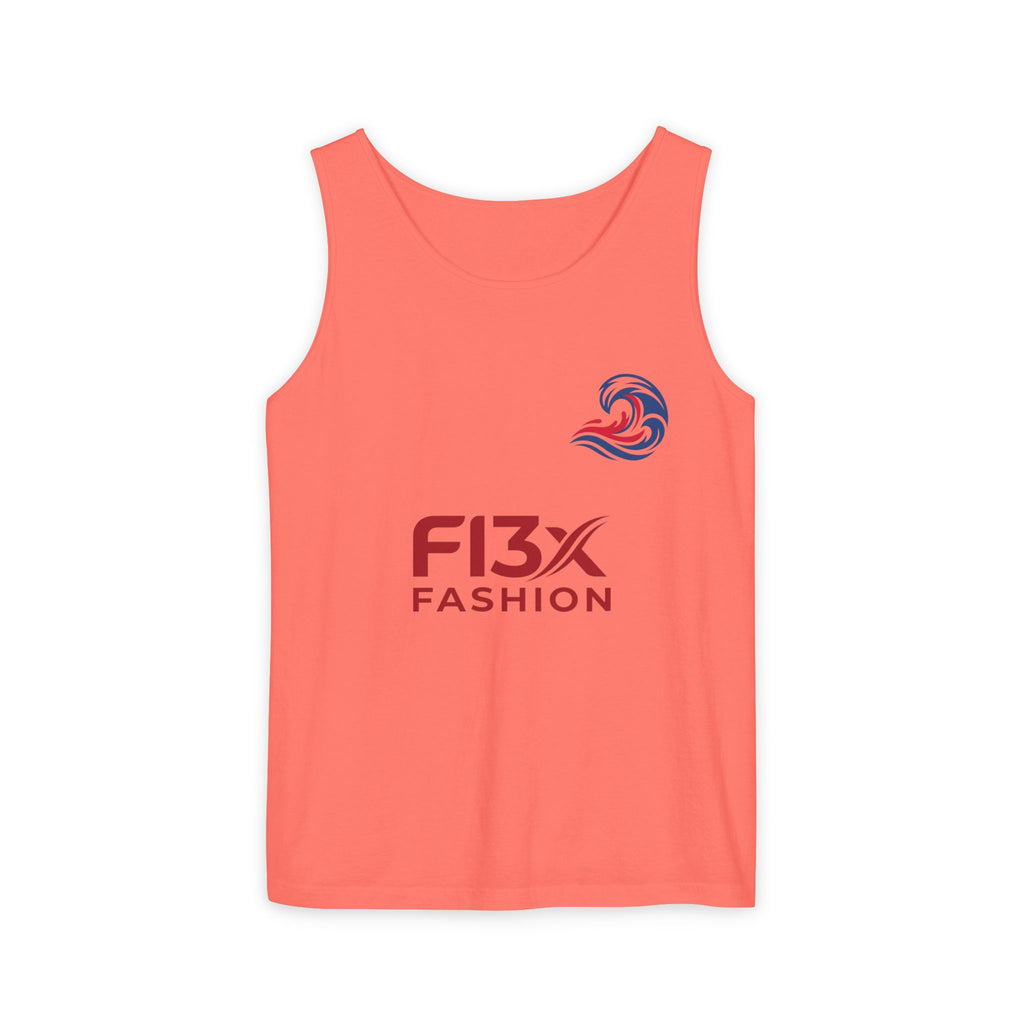 Graphic Tank Top - Colorful Cosmic Woman Illustration
