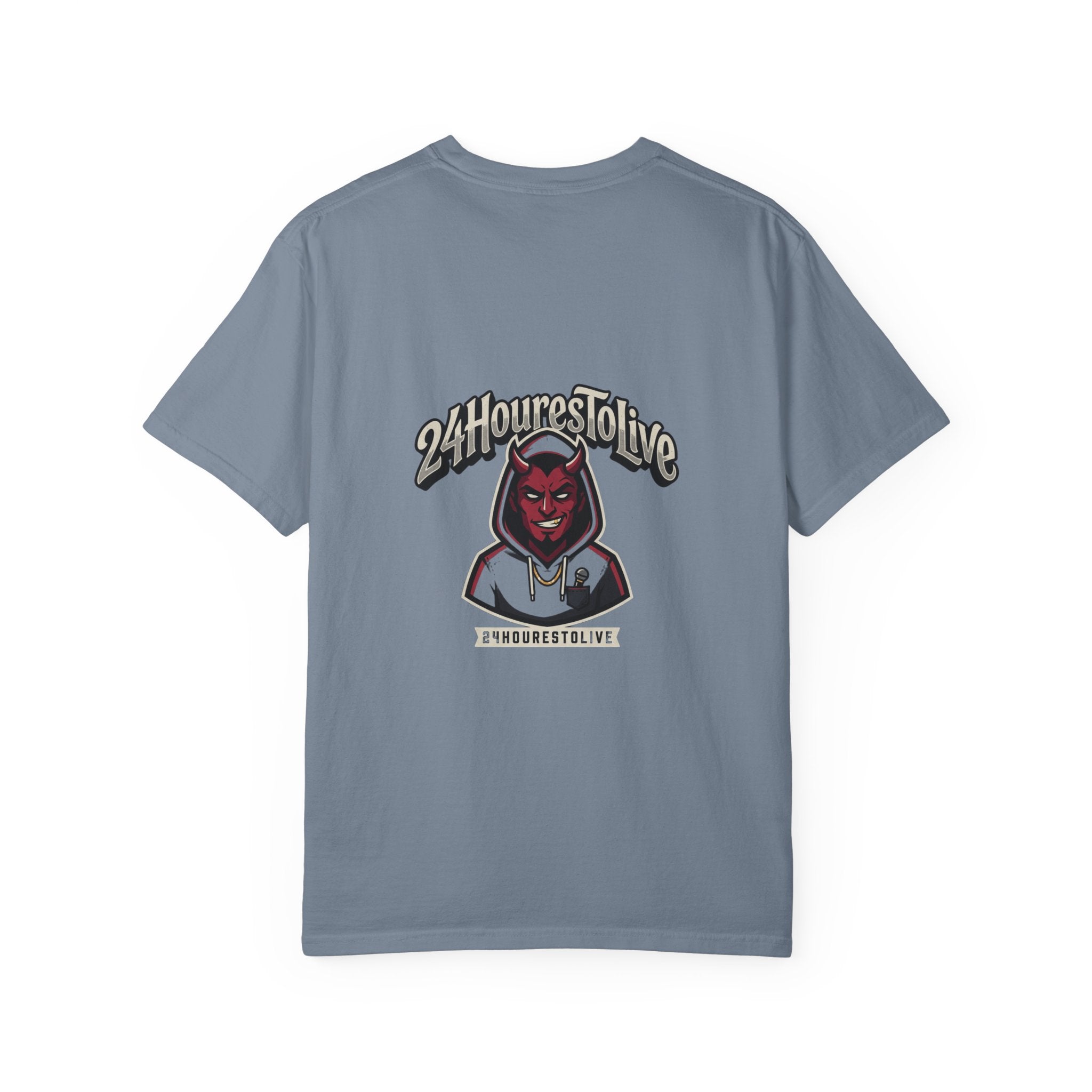 Angel & Devil Graphic T-Shirt — '24 Hours To Live' Streetwear