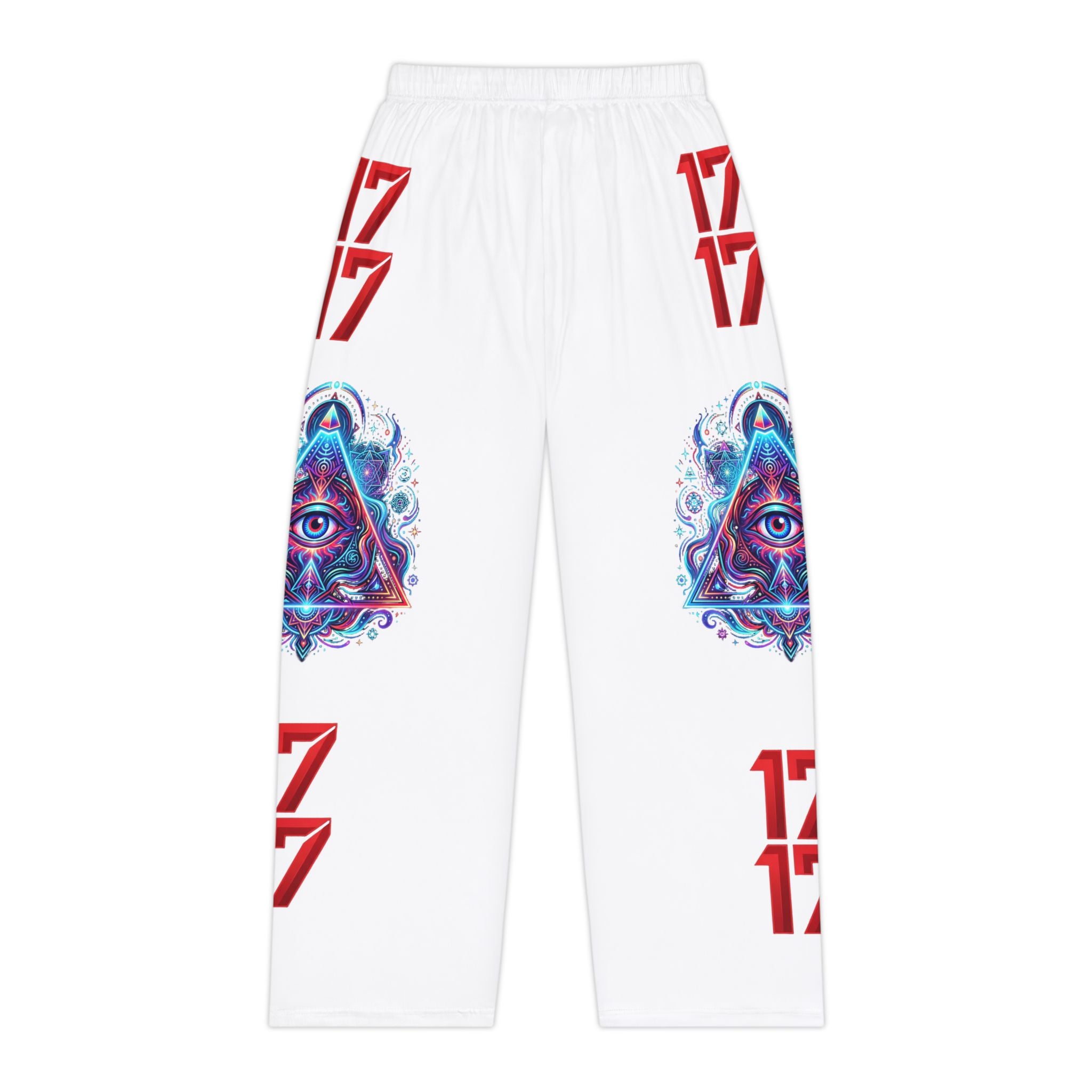Women's Pajama Pants — Mystic All-Over Print with Third Eye & 1717 Accent