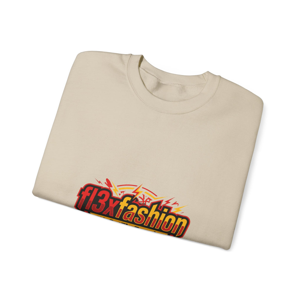 Logo Pattern Sweatshirt — fi3xfashion Graphic Crewneck
