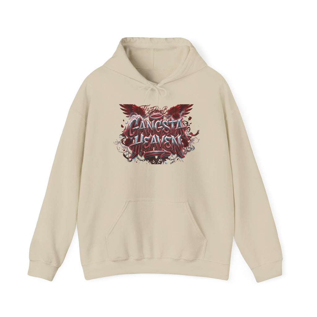 Hoodie - "Gangsta Heaven" Gothic Angel Graphic Pullover