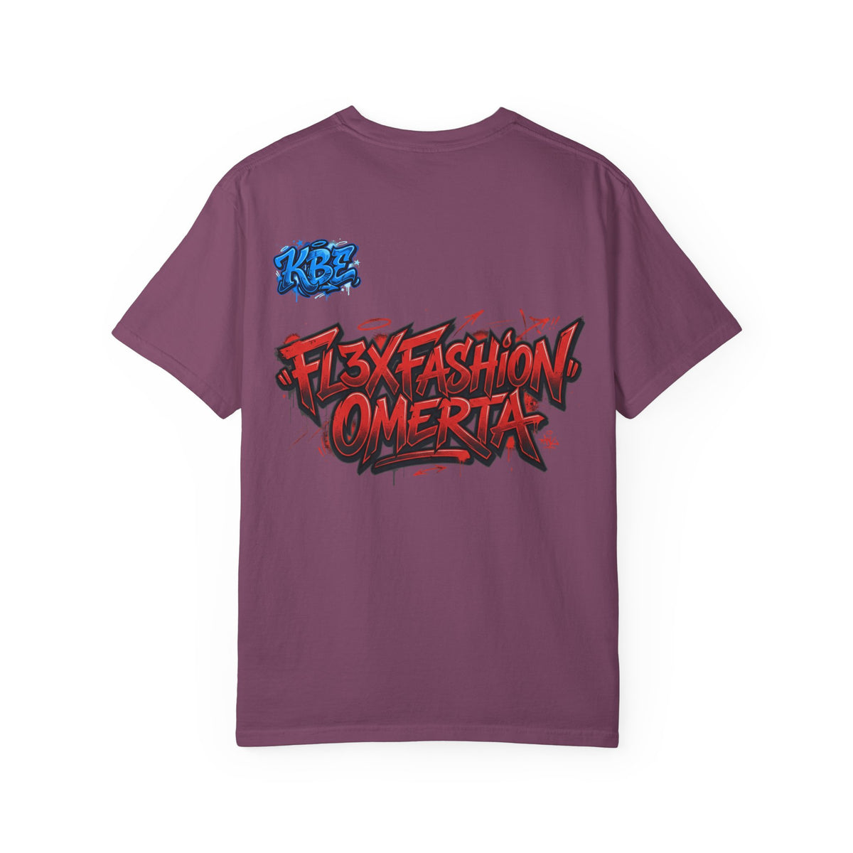 Cyberpunk Streetwear T-Shirt — "Fl3x Fashion Omertà" Graphic