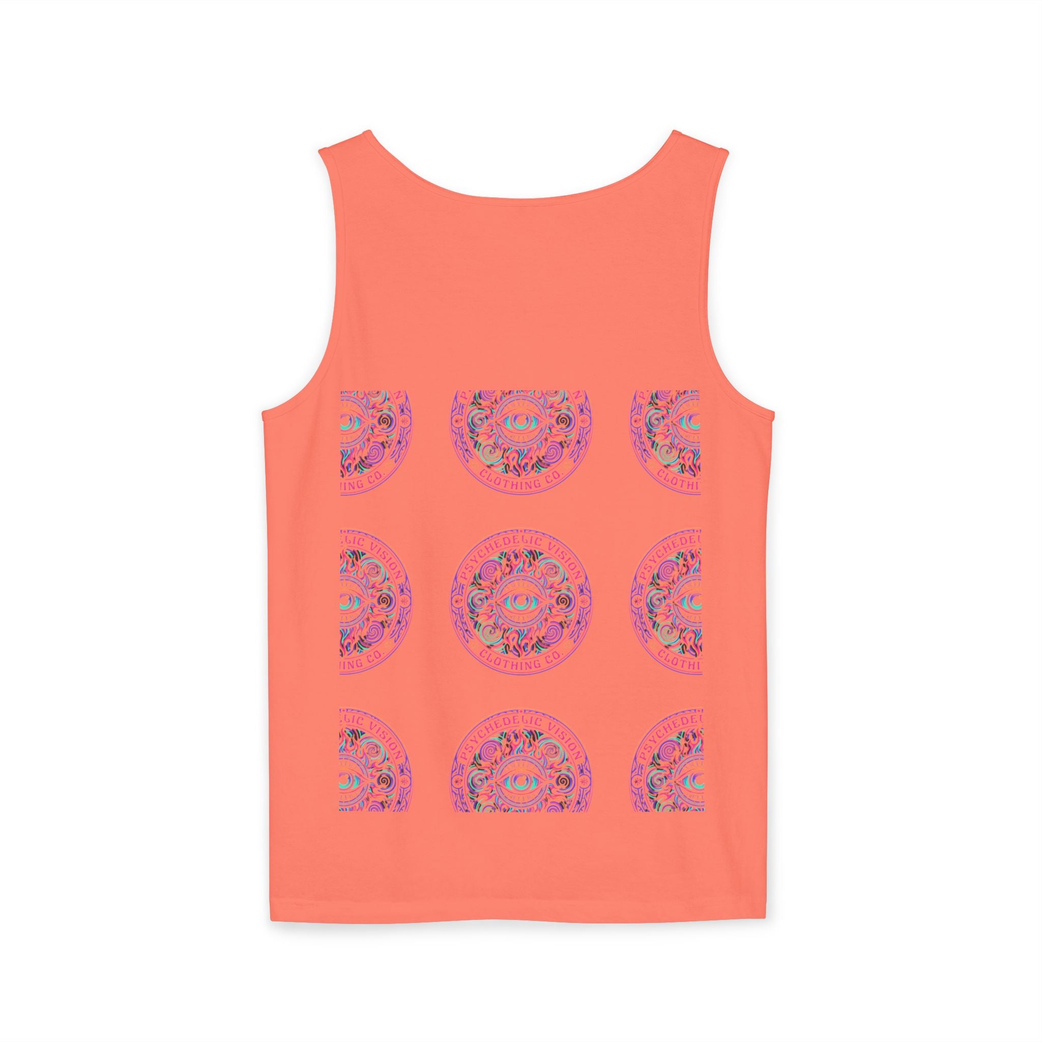 Psychedelic Vision Tank Top — Retro Eye Mandala Graphic