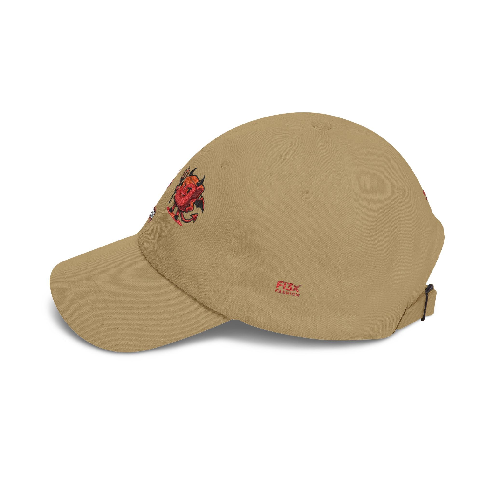 Devil Pixel Dad Cap – Retro Gaming Graphic Baseball Hat