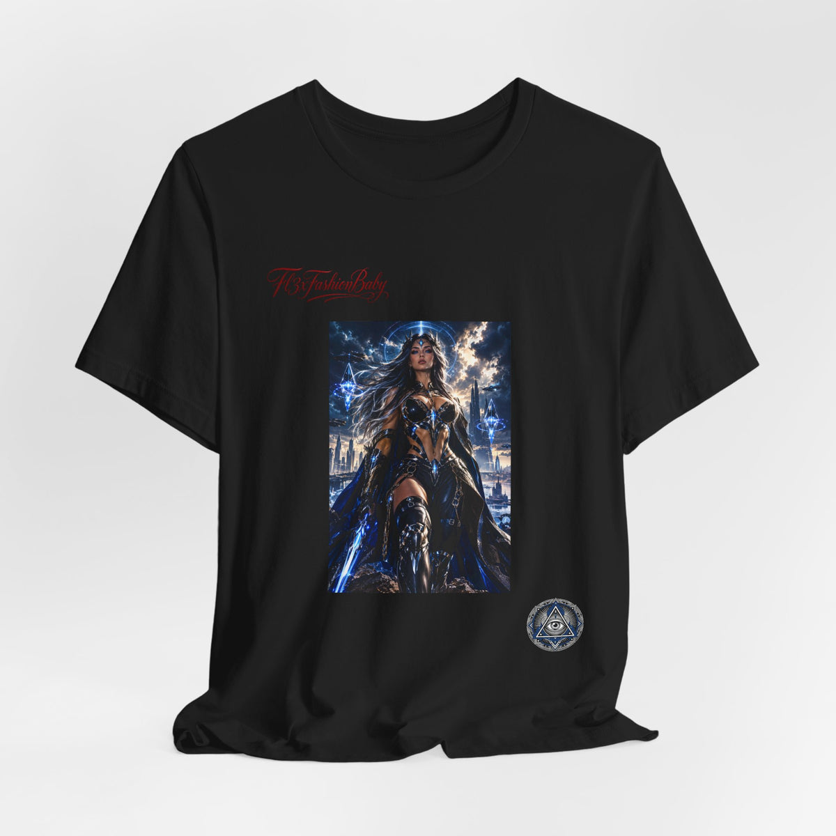 Wonder Heroine Graphic Tee — 'Flirtatious Lady' Front Print