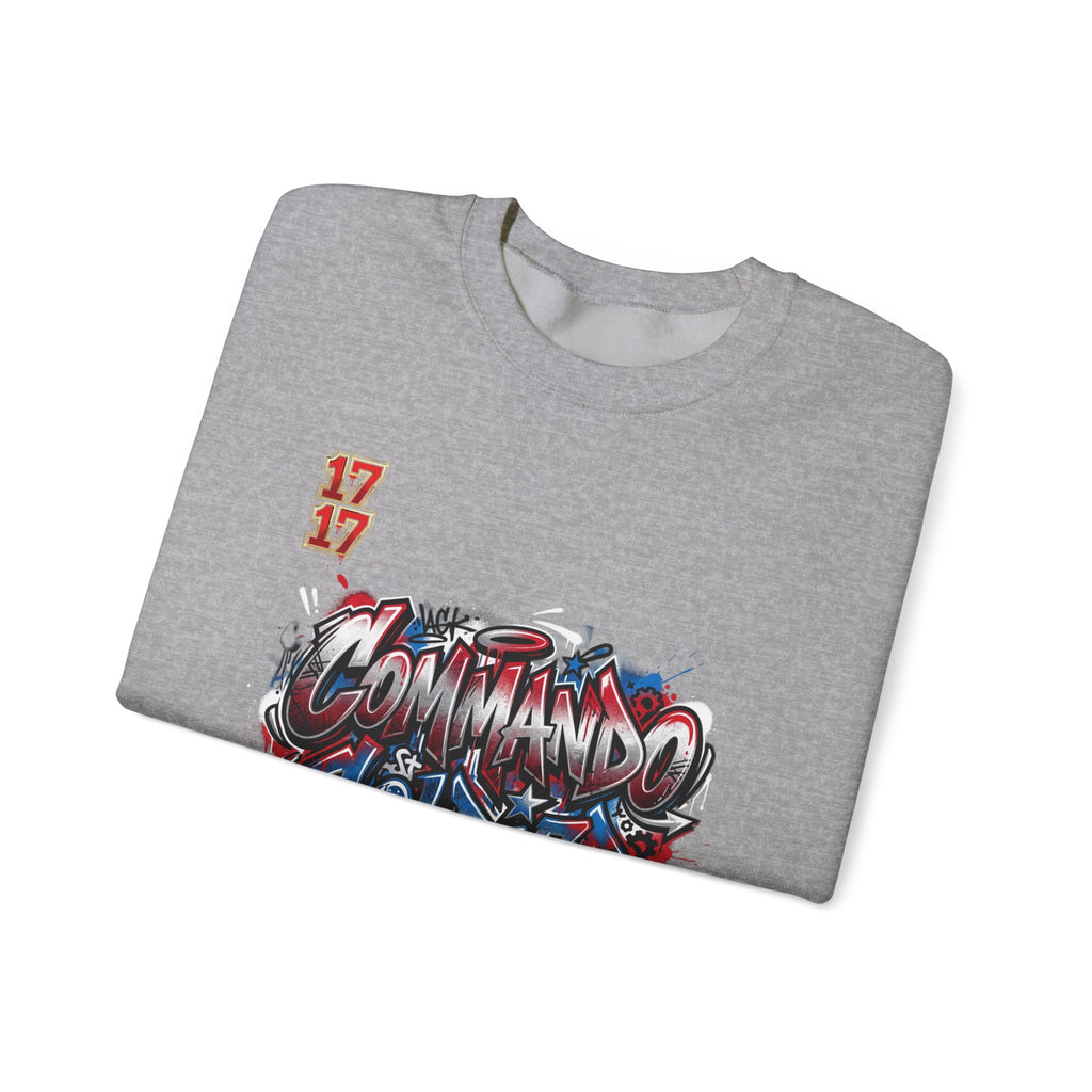 Commando Soldier Crewneck Sweatshirt — Graffiti Military Style