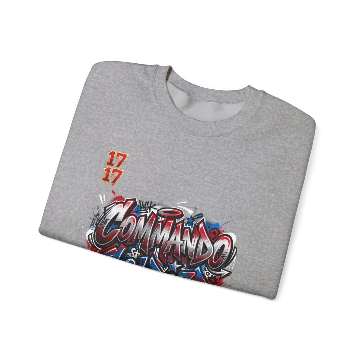 Commando Soldier Crewneck Sweatshirt — Graffiti Military Style