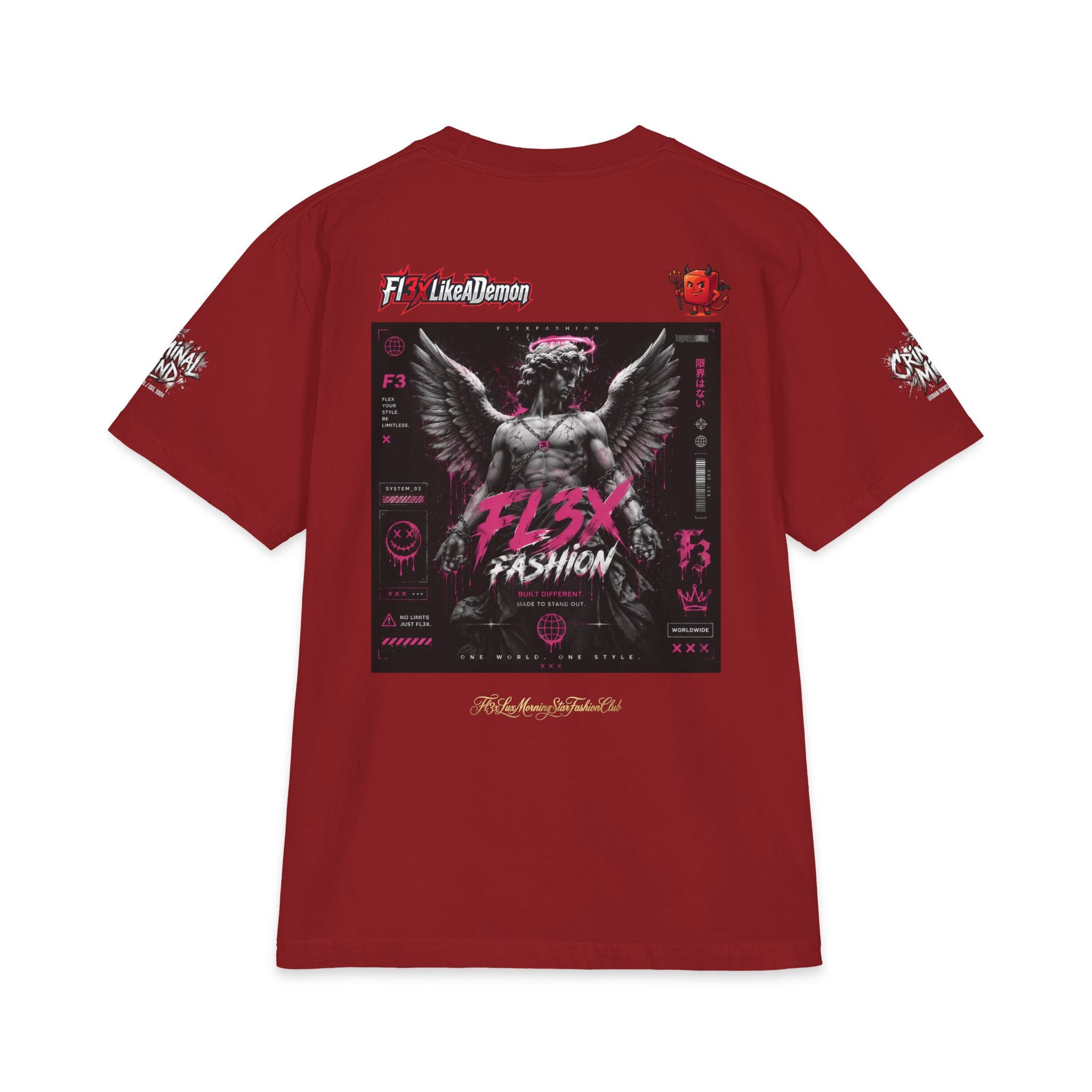Angel Statue Graphic T‑Shirt — FL3X Fashion Streetwear