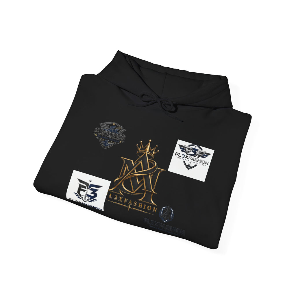 Logo Patch Hoodie — Streetwear Crest Graphic Pullover