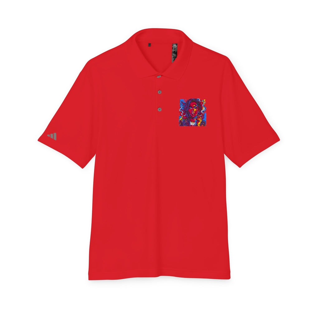 Abstract Color Portrait Polo Shirt