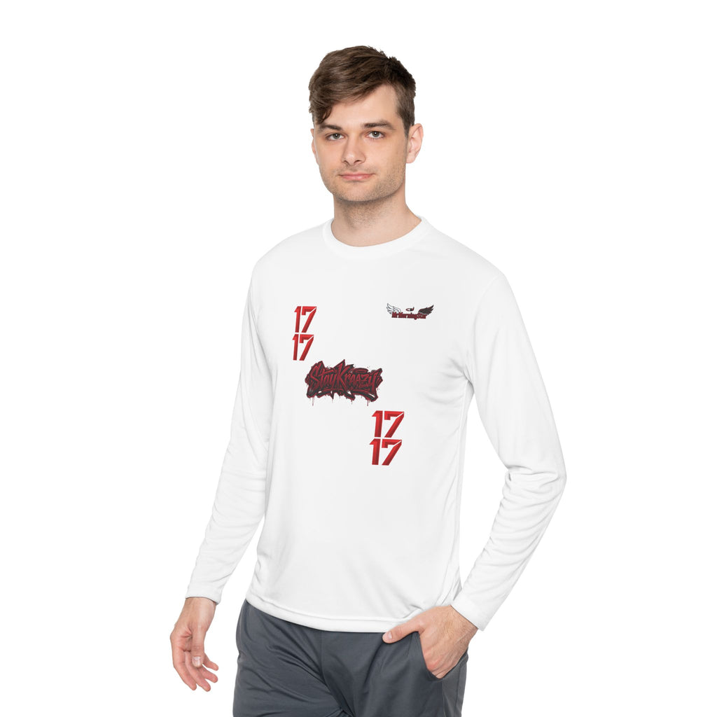 Drag Queen Portrait Long Sleeve Tee — Colorful Pop Art “17” Graphic