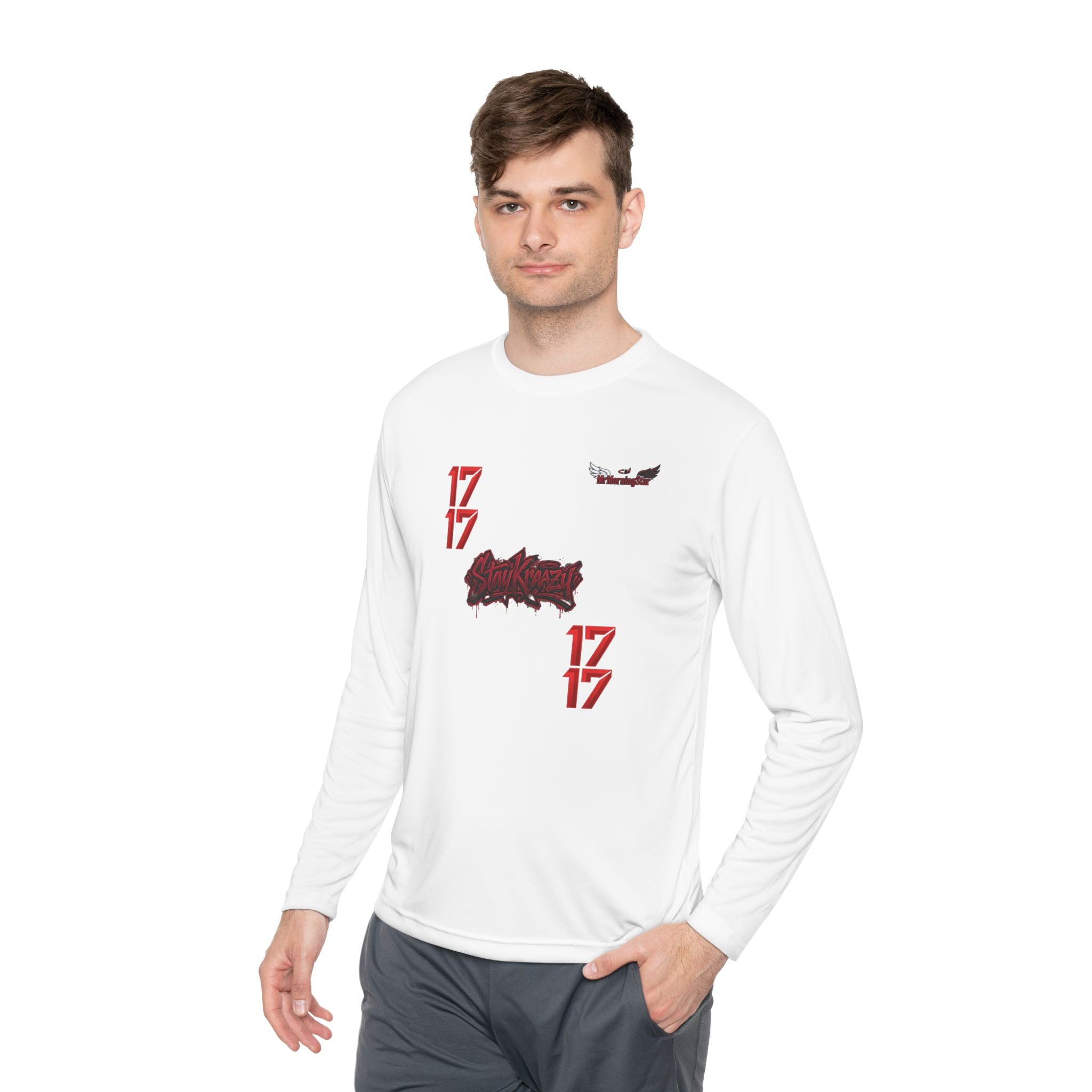 Drag Queen Portrait Long Sleeve Tee — Colorful Pop Art “17” Graphic