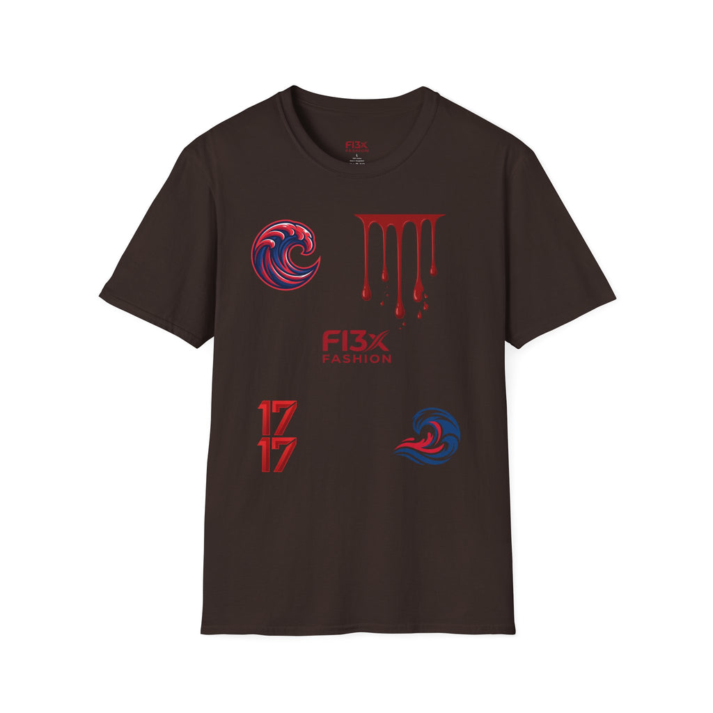 Graphic Tee — F13x Fashion Drip & Wave Design